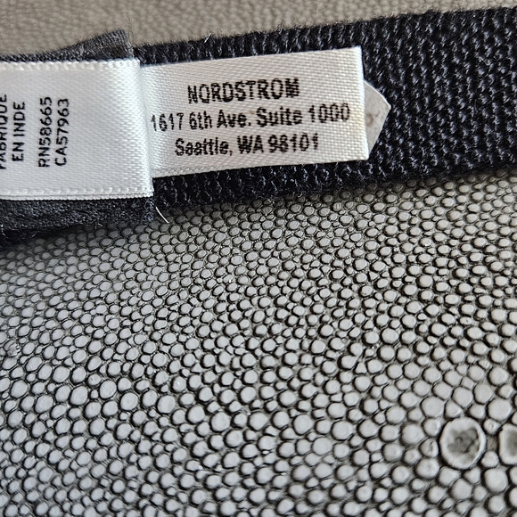 Nordstrom GLINT Beaded Belt with Black and Silver Accents - Picture 3 of 4